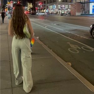 MOTEL ROCKS Abba Trouser In Sage